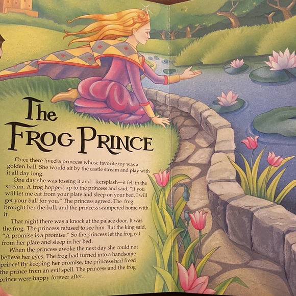 VTG 12” My Big Book Of Princesses by Jennifer Harris & Becker hardcover w/ Tabs - Picture 5 of 11